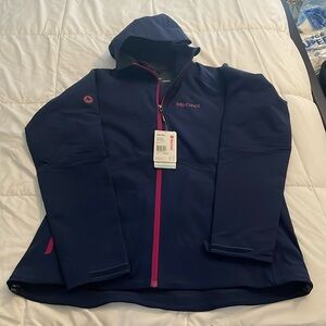 NWT Marmot Women’s Water Resistant Hooded Jacket Sz XL